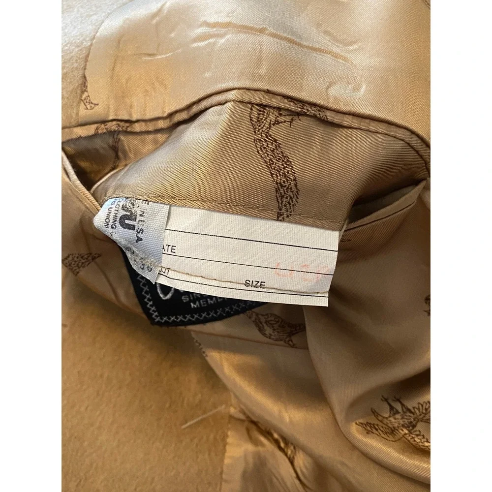 Oak Hall Sport Coat Mens 42R Tan 100% Camel Hair Bradford Gold‎ Label Blazer USA